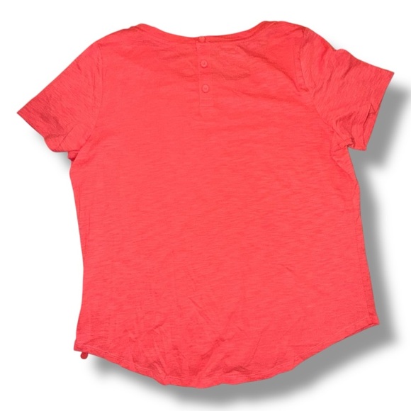 NWT TALBOTS Cotton Modal Back Detail Tee - Solid Patio Red Plus 1X - Picture 12 of 15